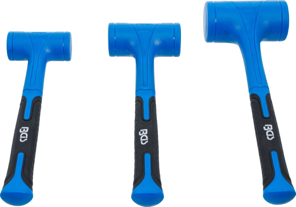 Produktbild BGS Schonhammer Satz rückschlagfrei 47 / 55 / 65 mm 450 / 765 / 1275 g 3 teilig bild 4