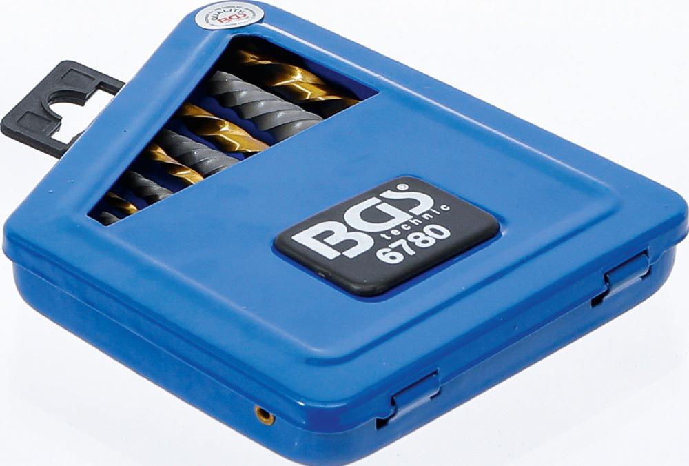 Produktbild Schraubenausdreher Linksbohrer-Satz HSS titan-nitriert 2 - 7,5 mm 10 teilig bild 5