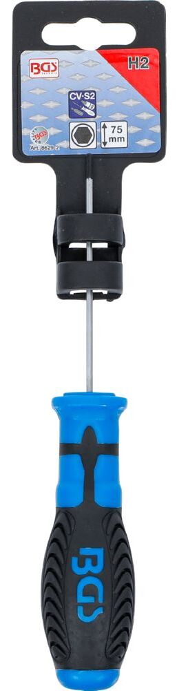 Produktbild BGS Schraubendreher Innensechskant 2 mm Klingenlänge 75 mm bild 3