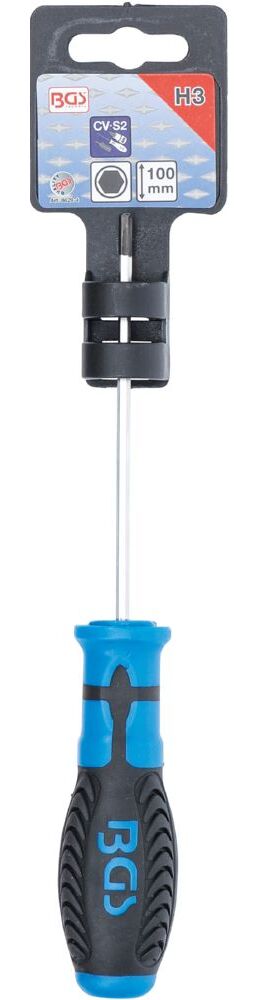 Produktbild BGS Schraubendreher Innensechskant 3 mm Klingenlänge 100 mm bild 3