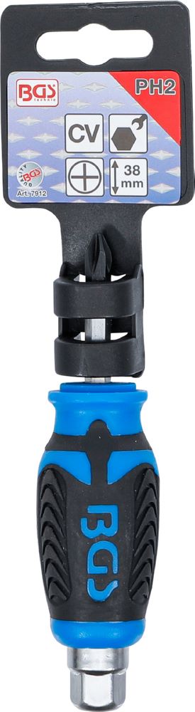 Produktbild BGS Schraubendreher Kreuzschlitz PH2 Klingenlänge 38 mm Klinge mit Sechskant-Profil bild 4