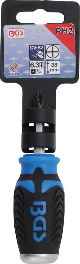 Produktbild BGS Schraubendreher Kreuzschlitz PH2 Klingenlänge 38 mm bild 2