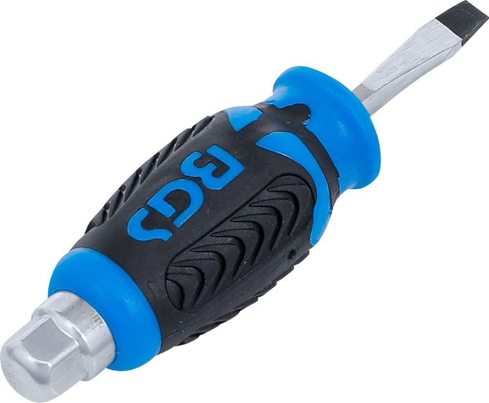 Produktbild BGS Schraubendreher Schlitz 6 mm Klingenlänge 38 mm mit Außensechskant bild 3