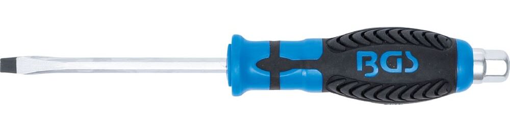 Produktbild BGS Schraubendreher Schlitz 6 mm Klingenlänge 100 mm mit Außensechskant bild 2