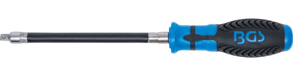 Produktbild Schraubendreher mit flexiblem Rundgriff Außenvierkant 6,3 mm 1/4 Zoll bild 2