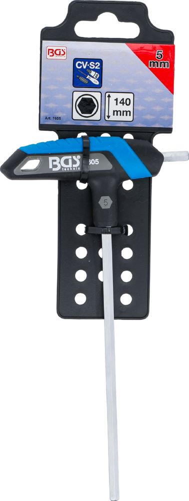 Produktbild BGS Schraubendreher Innensechskant 5 mm mit T-Griff bild 4