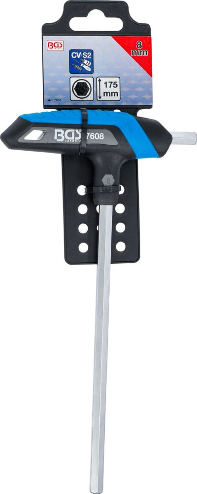 Produktbild BGS Schraubendreher Innensechskant 8 mm mit T-Griff bild 4