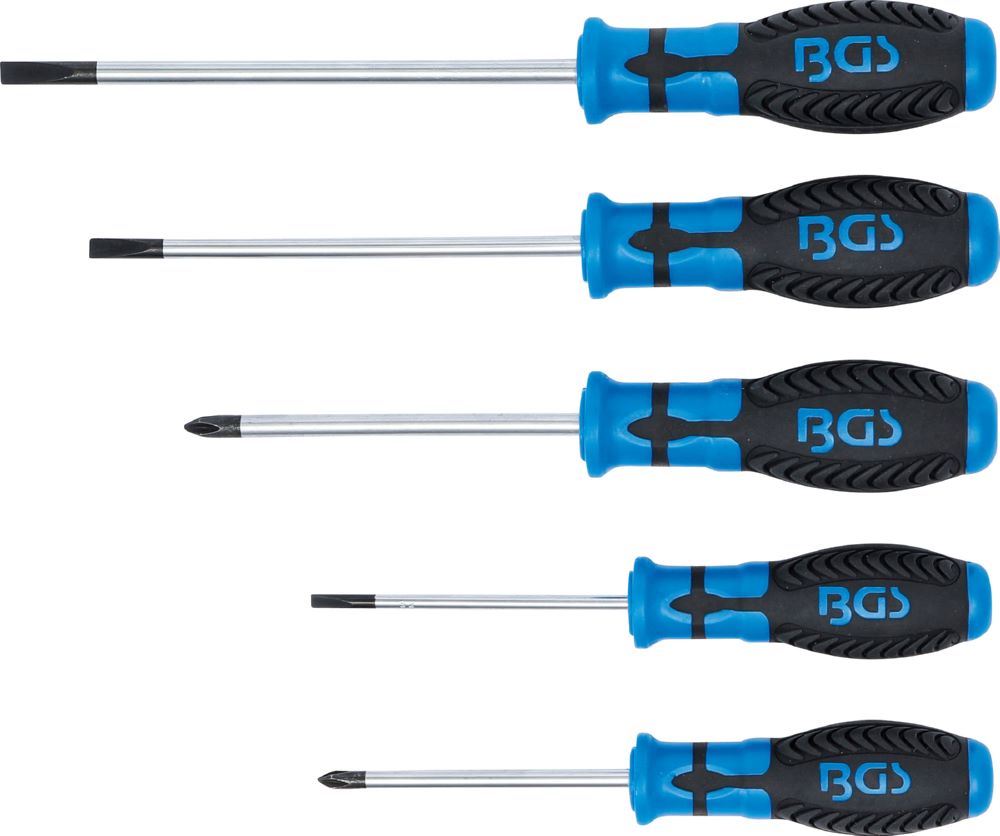 Produktbild BGS Schraubendreher Satz 5 teilig Kreuzschlitz/Schlitz bild 2