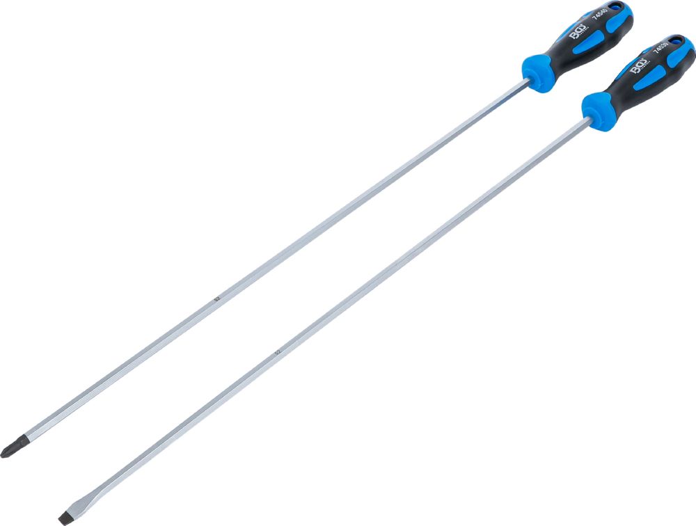 Produktbild BGS Schraubendreher Satz extra lang Schlitz und Kreuzschlitz PH 2 teilig