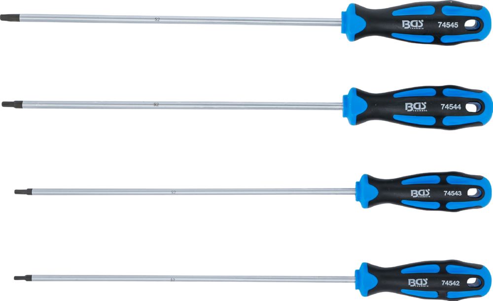 Produktbild BGS Schraubendreher Satz T15-T30 extra lang T-Profil 4 teilig bild 2