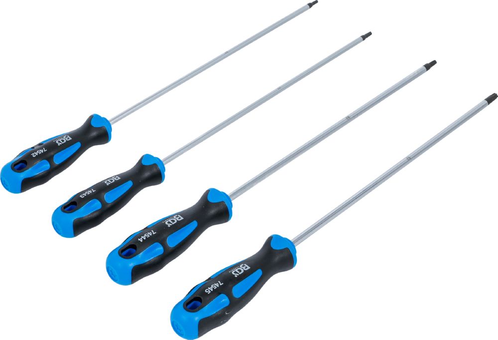 Produktbild BGS Schraubendreher Satz T15-T30 extra lang T-Profil 4 teilig bild 3