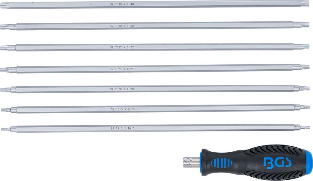 Produktbild BGS Schraubendreher Satz Wechselklingen T-Profil / TS-Profil 8 teilig bild 2