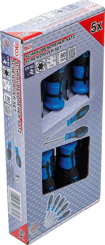 Produktbild BGS Schraubendreher Satz T6-T10 T-Profil 5 teilig bild 3