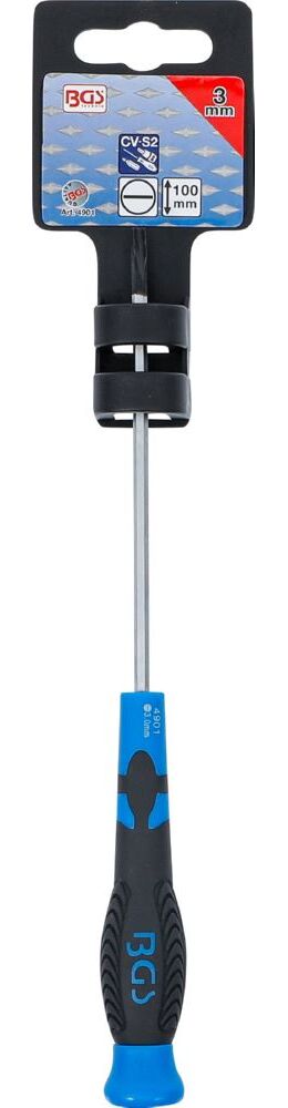 Produktbild BGS Schraubendreher Schlitz 3 mm Klingenlänge 100 mm bild 3