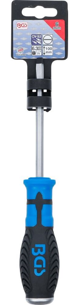 Produktbild BGS Schraubendreher Schlitz 6 mm Klingenlänge 100 mm bild 3