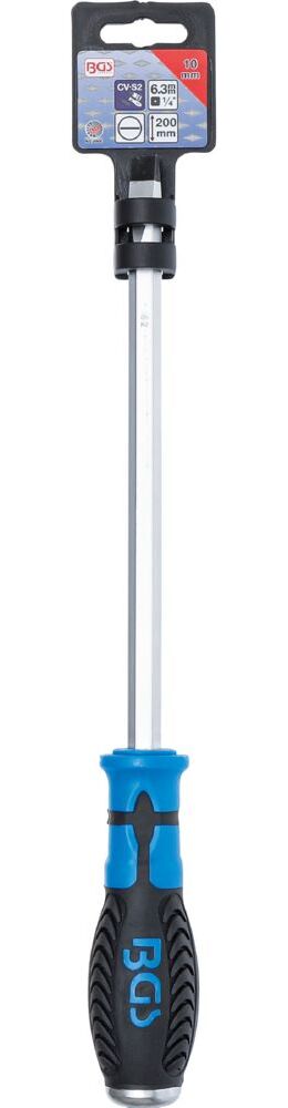 Produktbild BGS Schraubendreher Schlitz 10 mm Klingenlänge 200 mm bild 3