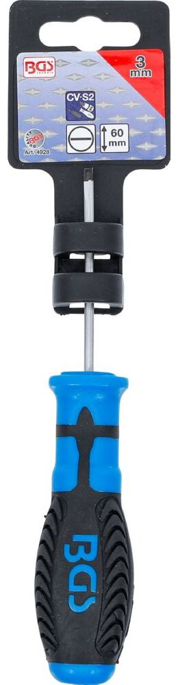 Produktbild BGS Schraubendreher Schlitz 3 mm Klingenlänge 60 mm bild 3