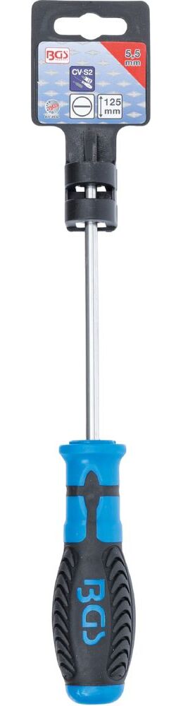 Produktbild BGS Schraubendreher Schlitz 5,5 mm Klingenlänge 125 mm bild 3
