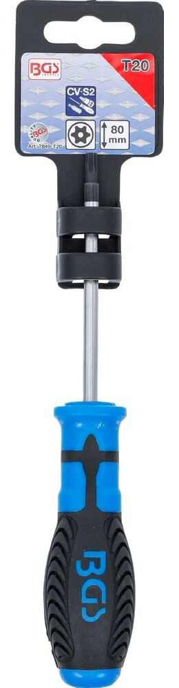 Produktbild BGS Schraubendreher T-Profil mit Bohrung T20 Klingenlänge 80 mm bild 3