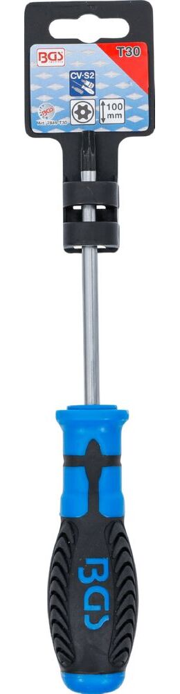 Produktbild BGS Schraubendreher T-Profil mit Bohrung T30 Klingenlänge 100 mm bild 3