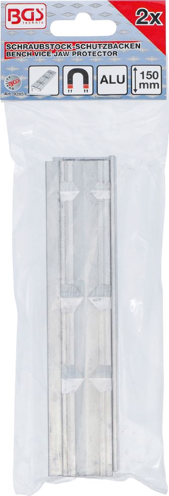 Produktbild BGS Schraubstock Schutzbacken Aluminium Breite 150 mm 2 teilig bild 3