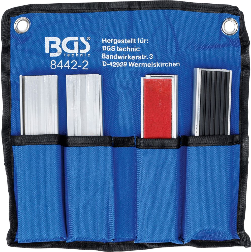 Produktbild BGS Schraubstock Schutzbacken Satz Aluminium 150 mm 8 teilig bild 2