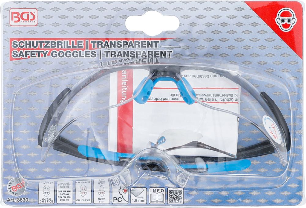 Produktbild BGS Schutzbrille transparent bild 2