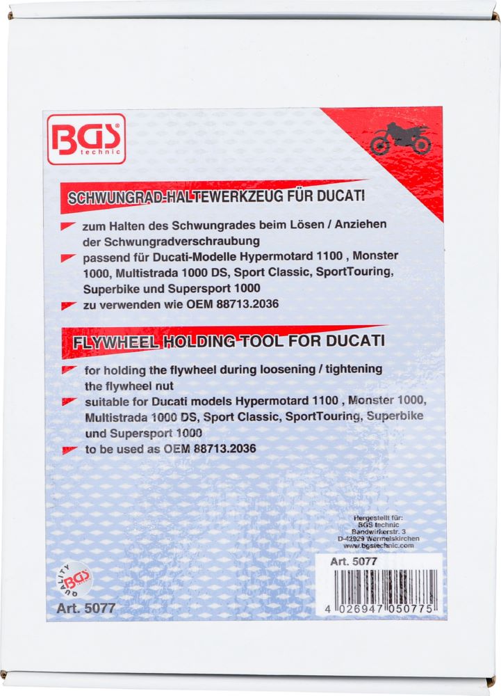 Produktbild BGS Schwungrad Arretierwerkzeug für Ducati bild 4