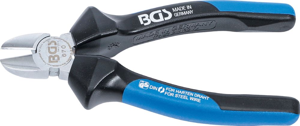 Produktbild BGS Seitenschneider für harten Draht 160 mm bild 1
