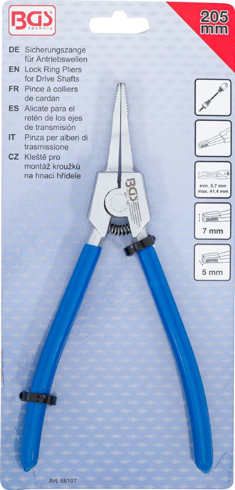 Produktbild Sicherungszange für Antriebswellen gerade Ausführung bild 4