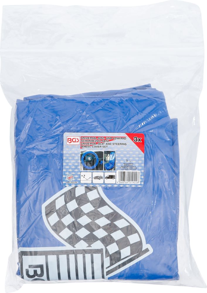 Produktbild Sitz und Lenkrad Schonbezug Satz universal Kunstleder bild 5