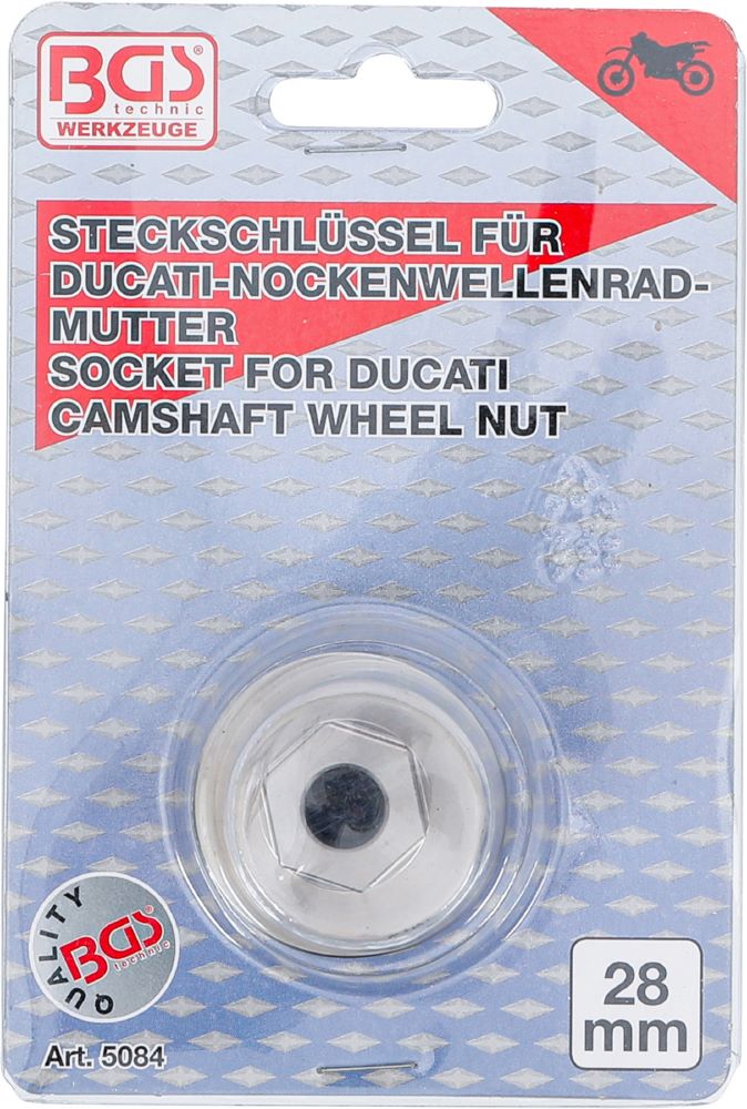 Produktbild BGS Spezial Einsatz für Ducati Nockenwellenradmuttern 28 mm bild 3
