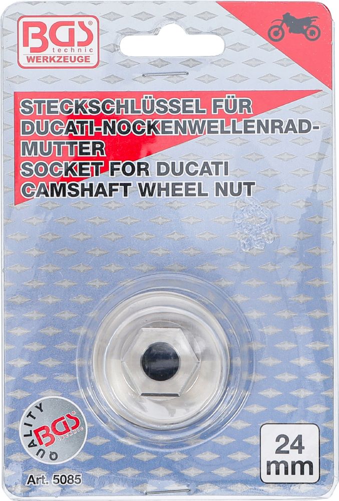 Produktbild BGS Spezial Einsatz für Ducati Nockenwellenradmuttern 24 mm bild 4
