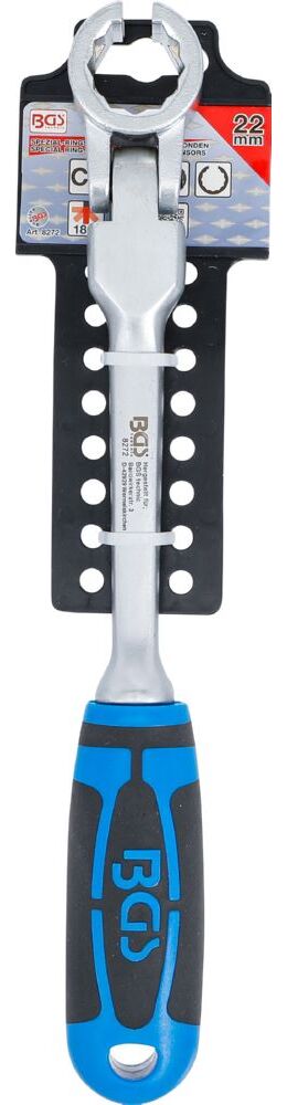Produktbild BGS Spezial Ringschlüssel 22 mm für Lambdasonden kippbar mit Griff bild 5