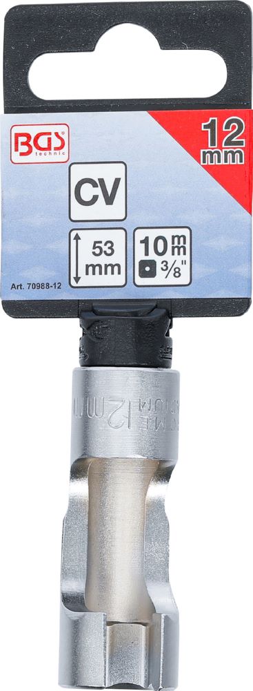 Produktbild Spezial Steckschlüssel Einsatz geschlitzt Innenvierkant 3/8 Zoll 12 mm bild 3