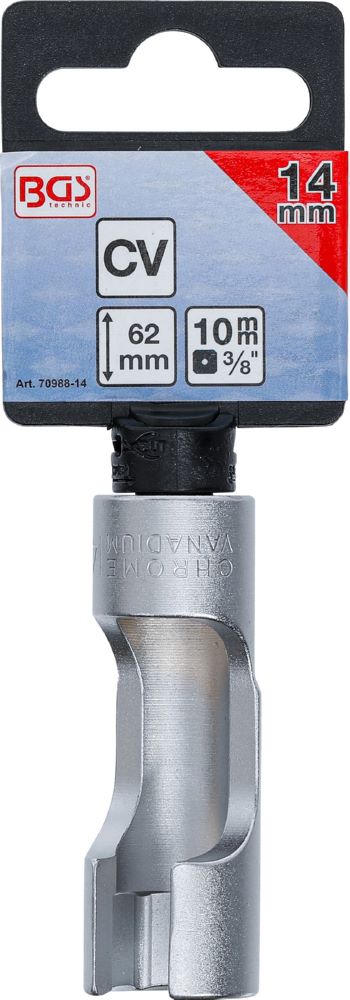 Produktbild Spezial Steckschlüssel Einsatz geschlitzt Innenvierkant 3/8 Zoll 14 mm bild 3