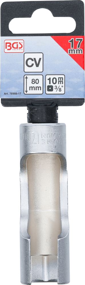 Produktbild Spezial Steckschlüssel Einsatz geschlitzt Innenvierkant 3/8 Zoll 17 mm bild 3