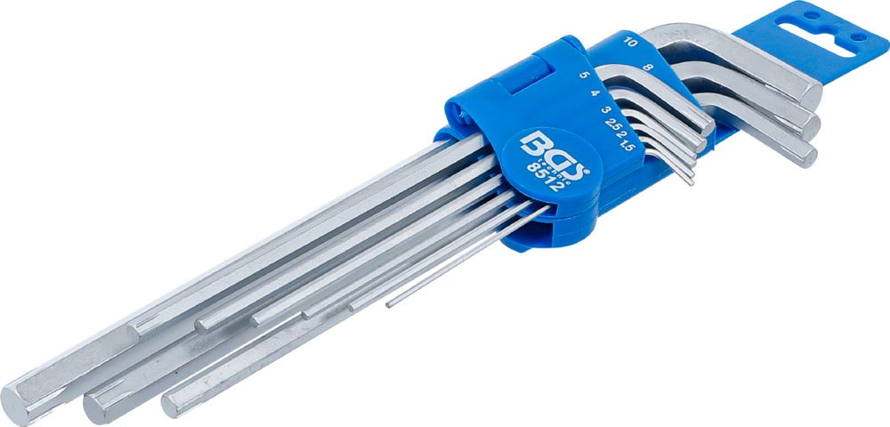 Produktbild BGS Spezial Winkelschlüssel Satz 1,5-10 mm Innensechskant 9 teilig bild 2