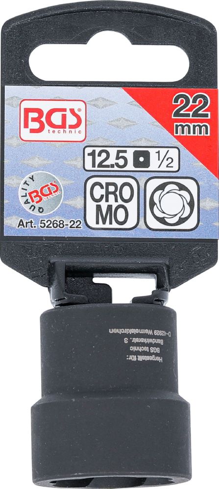 Produktbild Spiral Profil Steckschlüssel Einsatz / Schraubenausdreher 22 mm bild 3