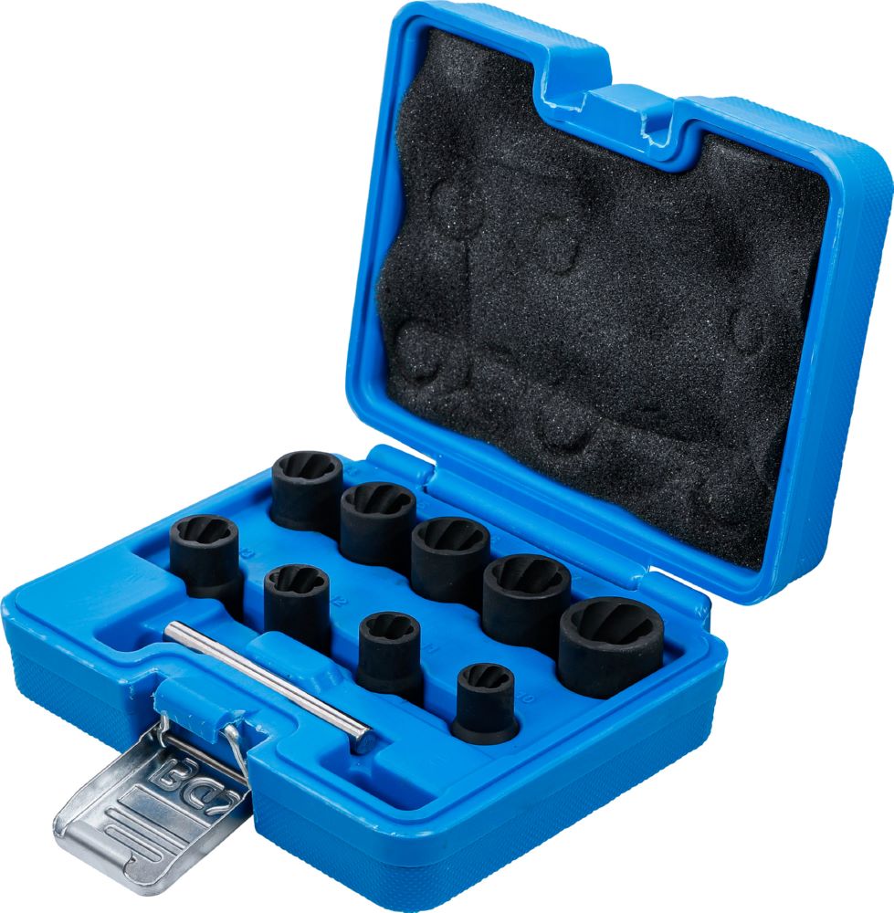 Produktbild Spiral Profil Steckschlüssel Satz / Schraubenausdreher 10-19 mm 10 teilig bild 3