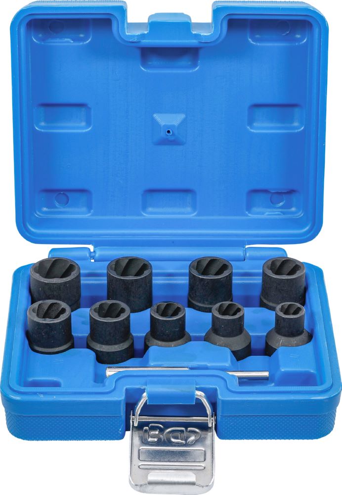 Produktbild BGS Spiral Profil Steckschlüssel Satz / Schraubenausdreher 10-19 mm 10 teilig