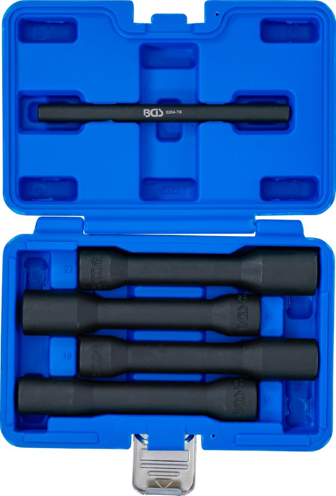 Produktbild Spiral Profil Steckschlüssel-Satz / Schraubenausdreher tief 17-22 mm 5 teilig bild 4