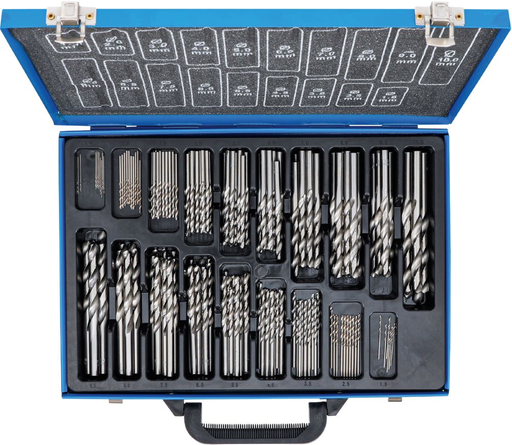 Produktbild BGS Spiralbohrer Satz HSS 1 - 10 mm 170 teilig bild 4