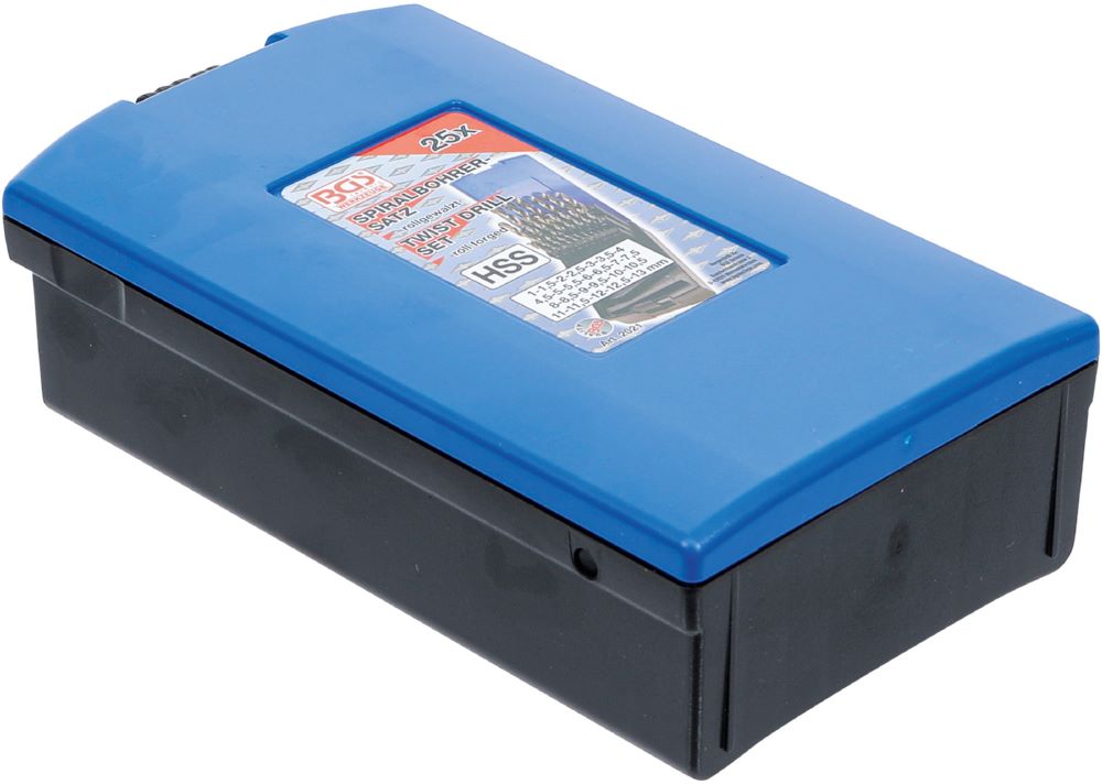 Produktbild BGS Spiralbohrer Satz HSS 1 - 13 mm 25 teilig bild 5