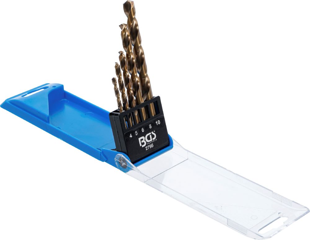 Produktbild BGS Spiralbohrer Satz HSS 4 - 10 mm 5 teilig bild 2