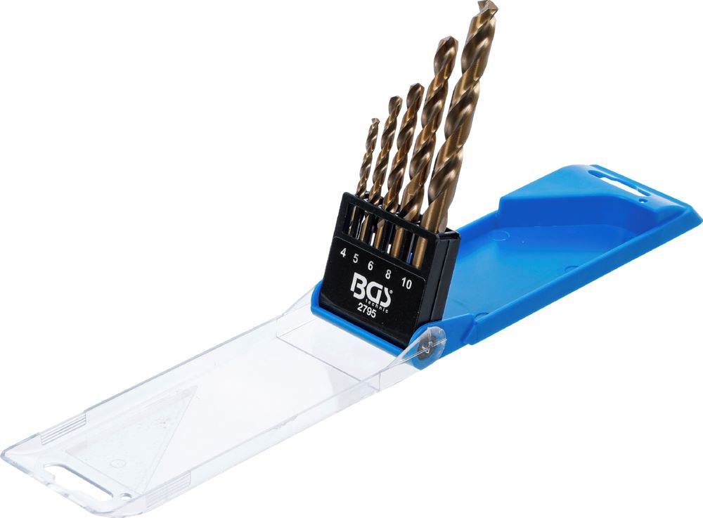 Produktbild BGS Spiralbohrer Satz HSS 4 - 10 mm 5 teilig bild 3