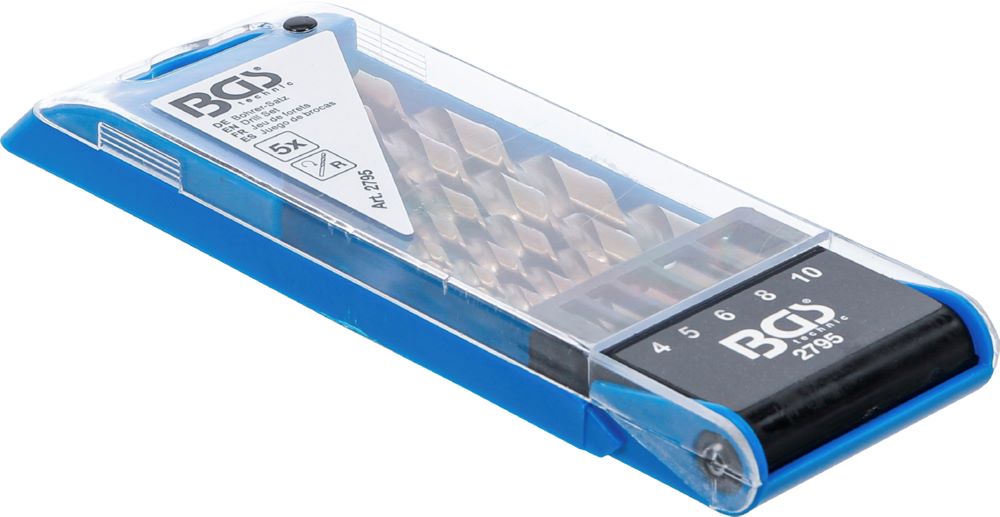 Produktbild BGS Spiralbohrer Satz HSS 4 - 10 mm 5 teilig bild 5