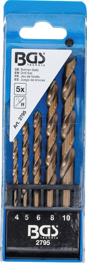 Produktbild BGS Spiralbohrer Satz HSS 4 - 10 mm 5 teilig bild 6