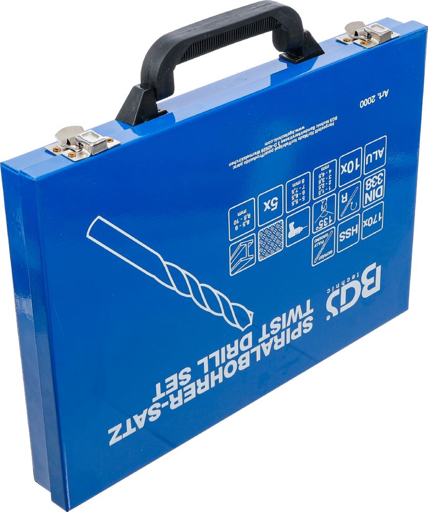 Produktbild BGS Spiralbohrer Satz HSS 1 - 10 mm 170 teilig 5% Cobalt-Legierung bild 6