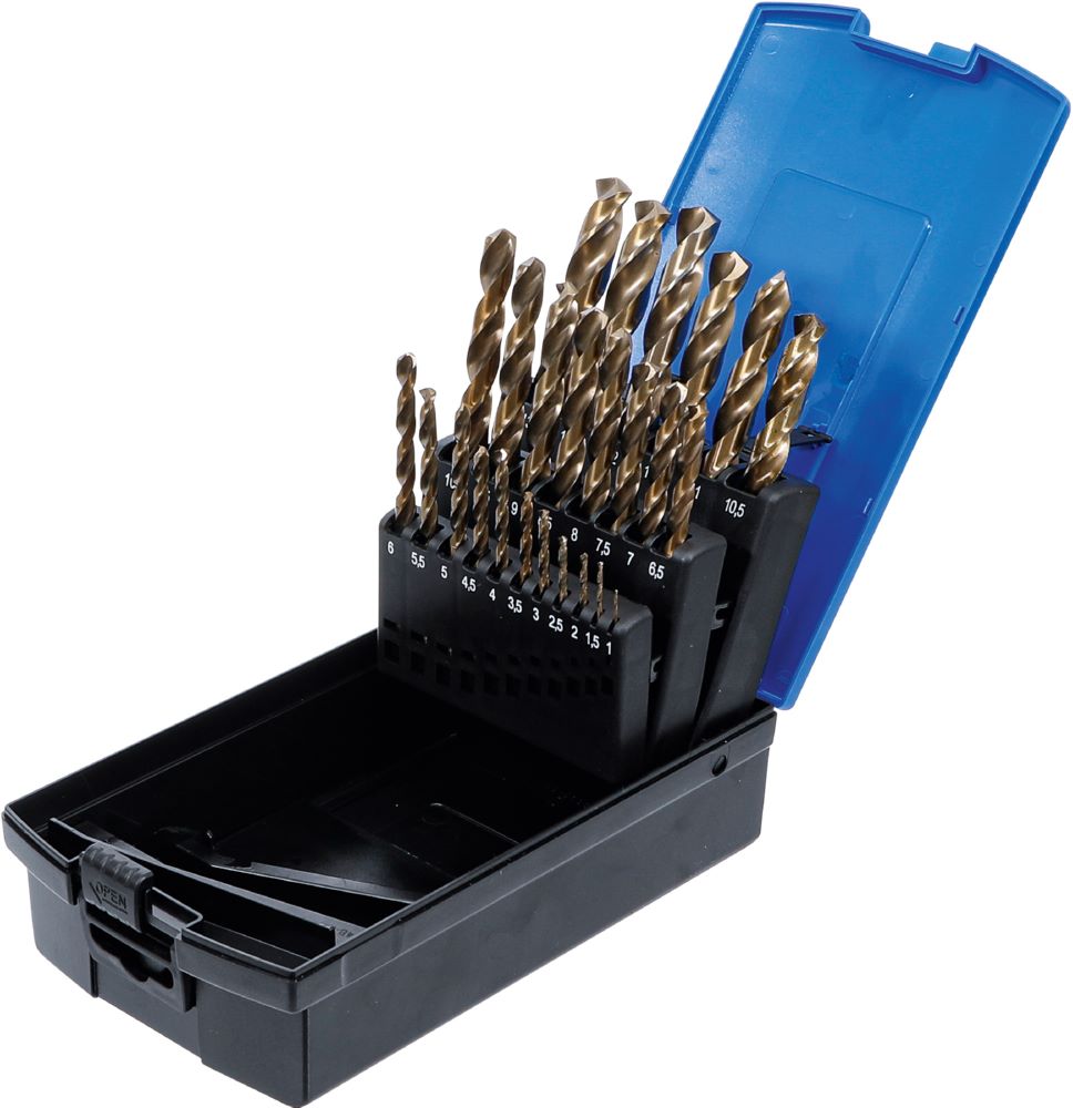 Produktbild BGS Spiralbohrer Satz 1 - 13 mm 25 teilig HSS-G M35 Cobaltstahl bild 3